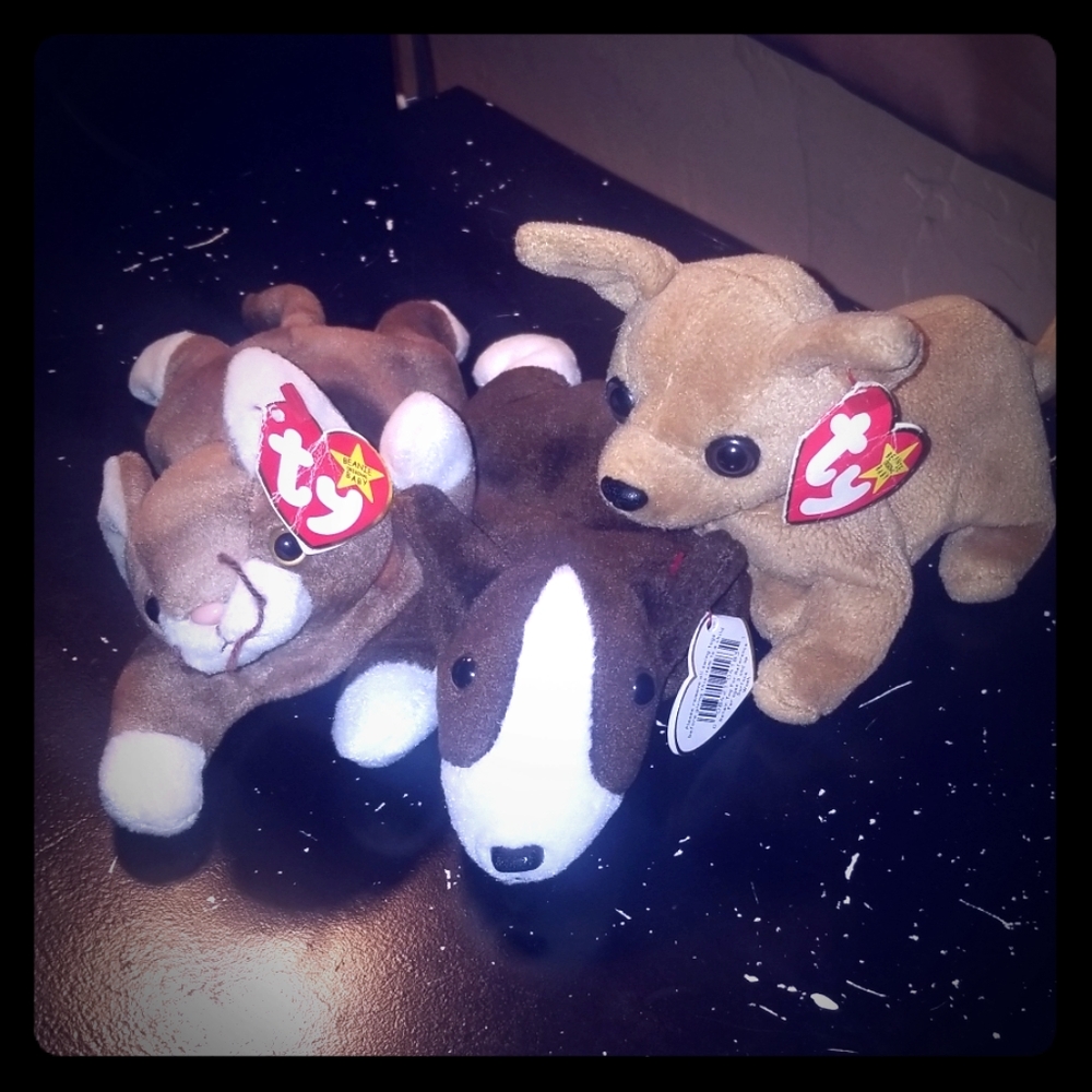 3 ty beanie babies bundle